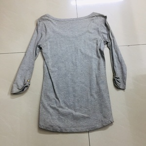 Camiseta de gran tamaño Vintage Heavyweight 100% algodón para mujer, camiseta informal de talla grande con estampado de hombros caídos para adolescentes - Product Image 2