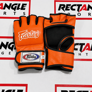 ถุงมือ MMA แบบครึ่งนิ้วรุ่นใหม่ขายดี ถุงมือหนัง Fairtex สำหรับชกมวยไทย ฝึกซ้อมต่อสู้ - Product Image 1