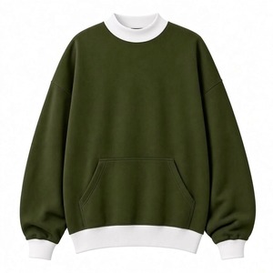 Sweat-shirt ample à col montant pour femme, coupe décontractée et oversize, à manches longues, confortable pour l'automne - Product Image 2