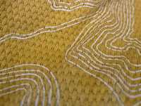 Tissu Kimono en Coton et Polyester Tricoté Respirant et Léger, Texturé Effet Popcorn, pour Hauts et Vestes de Loungewear, 240-250 GSM, Largeur 51 Pouces