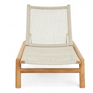 Sillón de Diseño Minimalista de Madera de Teca de Estilo Moderno para Exteriores, Piscina, Playa, Decoración del Hogar - Product Image 2