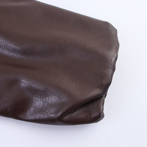 Blouson en simili cuir pour femme, col rabattu, manches longues, fermeture éclair, longueur courte, style automne - Product Image 3