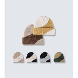 High Quality Ribbed <b>Fleece</b> Lined Winter Knitted <b>Beanie</b> Hat Pom Pom Designer Cotton Beach Wear Character Letter Printing Jilani - Product Image 2