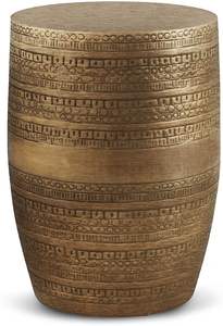 Tabouret en aluminium de luxe de haute qualité à vendre, mobilier de qualité supérieure, tabouret en métal, assise finition dorée, ottoman, tabourets en laiton - Product Image 5