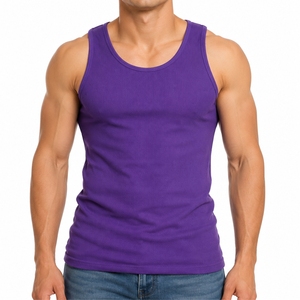 Débardeur sans manches en coton premium pour homme, doux, respirant, élégant, sportif, décontracté, pour tous les jours, OEM, personnalisable, pour la remise en forme. - Product Image 1