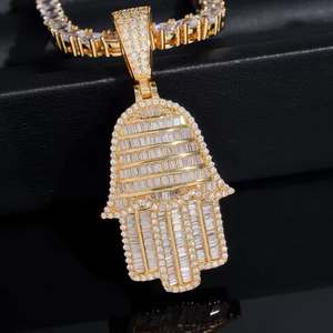 Pendentif Hip Hop en diamant Moissanite moderne à la demande avec appel de luxe pour les rappeurs, les chanteurs et les influenceurs - Product Image 1