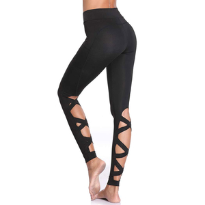 Leggings de sport pour femmes, taille haute, sans couture, extensibles, pour yoga, fitness et course à pied, tenue athlétique ajustée - Product Image 3