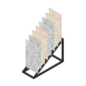 Expositor de azulejos tipo cascada, independiente, lavable y de fácil montaje para uso en interiores - Product Image 1