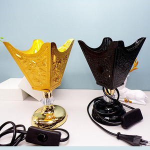 เตาเผากำยานโลหะแบบอาหรับสีทอง ลดราคาพิเศษ พร้อมฟังก์ชั่นฟอกอากาศ ใช้กับกำยานแบบกรวย - Product Image 6