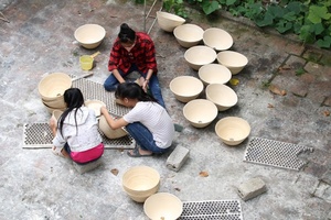 Cuenco de bambú enrollado a mano de Vietnam - Product Image 5