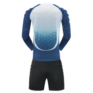 Maillot de gardien de but de football professionnel respirant, grande taille, imprimé, col en V, coupe ajustée, avec rembourrage de poitrine - Product Image 4