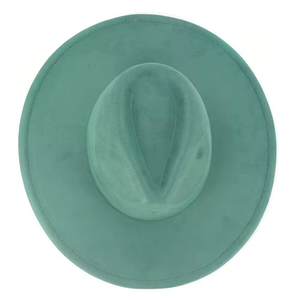 Nouveaux chapeaux de cowboy en denim à large bord rigide, respirants, personnalisés, en polyester/coton, unisexes, pour le voyage et la pêche, vente en gros - Product Image 1