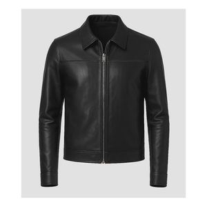 Chaquetas de cuero para invierno con logo frontal, bajo MOQ, precio mayorista, chaquetas de cuero para venta en línea - Product Image 1