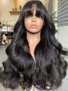 วิกผมลูกไม้ไร้กาว HD หรูหราจากเวียดนามสำหรับผู้หญิงผมมนุษย์แท้แบบหยักด้านหน้าส่งตรงจากผู้ขายเวียดนาม - Product Image 2