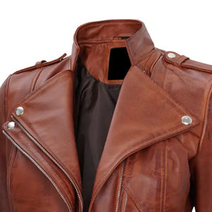 Chaqueta Bomber de Cuero Oversize para Mujer, Transpirable, Tejida, con Cintura Ajustable, Atuendo de Moda de Invierno - Product Image 3