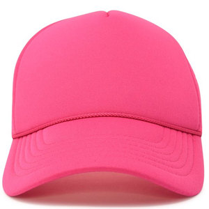LOW MOQ Women Custom Made Colorful Mesh Trucker Foam Hats Sport Cap Custom 5 Panel 3D Puffy Embroidery Foam Trucker Cap - Product Image 3