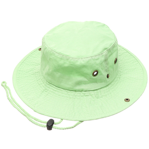 Custom Summer Outdoor Boonie Hunting Fishing Safari Bucket Sun Hat with Adjustable Strap <b>Large</b> Brim Washed Bucket Hat for Men - Product Image 3