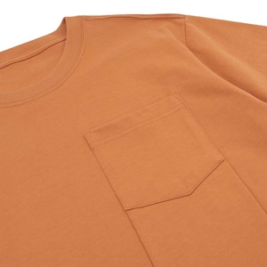 Camiseta de hombre con bolsillo 100% algodón cuello redondo Jersey camiseta transpirable Casual personalizada verano camiseta 2025 - Product Image 6