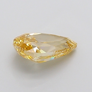 Diamante Suelto Certificado IGI de Laboratorio, Forma de Pera, Color Amarillo Marrón Intenso, 2.08 Quilates, Nuevo Formato de Patrón - Product Image 3