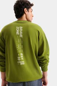 เสื้อสเวตเชิ้ตสีพื้นสำหรับผู้ชาย – เสื้อพูลโอเวอร์สำหรับฤดูหนาวที่สวมใส่สบาย - Product Image 4