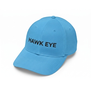 Gorra de Béisbol Bordada con Ojo de Halcón, Unisex, 6 Paneles, de Algodón, Ajustada, Estilo Casual, Color Azul, Logotipo Frontal - Product Image 4