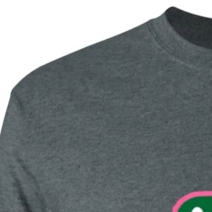Camiseta de Manga Larga Color Gris Carbón para Mujer, con Bordado de Árbol de Navidad, Cuello Redondo, Top Festivo, Ropa Casual de Temporada, Venta al Por Mayor - Product Image 3