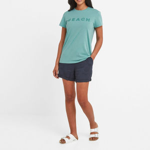 Camiseta Deportiva Ajustada Personalizada con Estampado, Duradera, para Mujer, con Logotipo, Transpirable, de Jersey Liso, de Manga Corta - Product Image 3