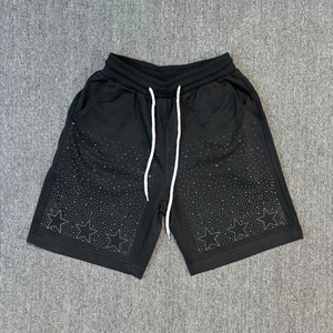 Latest Arrival Custom Men's Acid Wash Short Set New Fashion Summer Printed Gym Running Shorts Wholesale Shorts for Sale 2026 - Product Image 1