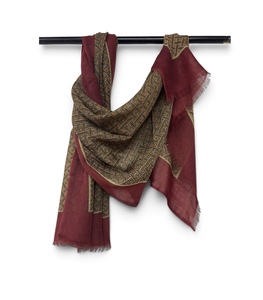 Châle imprimé doux de haute qualité avec bordure, idéal pour les tenues ethniques et élégantes, parfait pour un usage quotidien, au meilleur prix auprès du fournisseur. - Product Image 4
