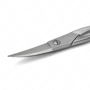 Ciseaux à ongles professionnels en acier inoxydable, lames courbées pointues et affûtées, outil de précision pour la coupe des sourcils et des poils du visage, outil de manucure - Product Image 3