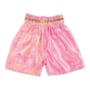 Pantalones Cortos de Muay Thai para Hombre, Estampado Satinado, Cintura Elástica, para Entrenamiento, Gimnasio, Kickboxing, Ligeros - Product Image 5