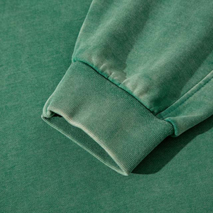 Sudadera con Capucha Personalizada con Lavado Ácido, Térmica, de Algodón Pesado, Estilo Vintage, Bordada, para Hombre, Venta al Por Mayor - Product Image 6