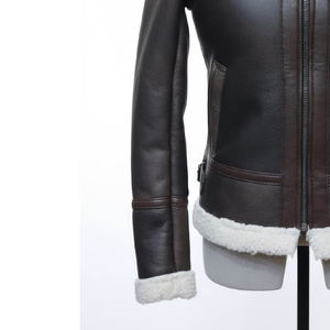 Chaqueta de Cuero Genuino Personalizada para Hombre, Color Sólido, Diseño Clásico de Lujo, Chaqueta Profesional de Alta Calidad para Hombre - Product Image 5