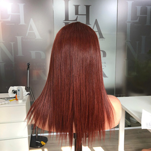 Prix de gros 100% brut vierge vietnamien humain dentelle trame os droit couleur Bronze Super Double Drawn Extensions de cheveux - Product Image 1