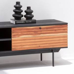 Consola Media Vandana Novara Cresta, Mueble de Entretenimiento Moderno de Madera Sólida con Diseño Minimalista - Product Image 2