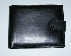 Portefeuille en cuir pour homme, portefeuille fin à double pli, porte-cartes, avec boîte cadeau, portefeuilles en cuir PU pour homme, porte-monnaie avec impression personnalisée - Product Image 4