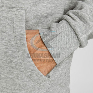 Sudadera con Capucha Personalizada con Logotipo, de Alta Calidad, para Invierno, de Forro Polar, Mezcla de Algodón, Color Sólido, Casual, Talla Grande para Hombre - Product Image 6