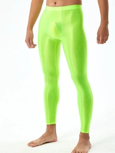 Leggings de compression taille mi-haute personnalisés pour femmes, haute qualité, longueur intégrale, sans couture, respirants, extensibles dans quatre directions, couleur unie - Product Image 2