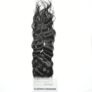 Cheveux humains brésiliens vierges bruts non traités, cuticules alignées, ondulés, avec closure 6*6, qualité Genius Weft, qualité fournisseur naturelle, vente en gros - Product Image 5