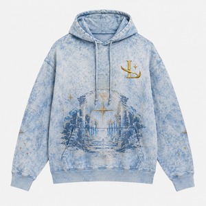 Men's Red <b>Tie</b> <b>Dye</b> Hooded <b>Sweatshirt</b> Oversized Cotton French Terry Casual Pocket Design Autumn Wear - Product Image 6