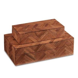 Modern Handcrafted Wooden Storage Boxes Set 1 Layer Rectangle Dishwasher Safe Food Safe Lightweight Stacking <b>Lid</b> Minimalist - Product Image 5