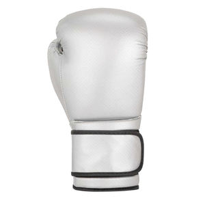 Guantes de Boxeo de Cuero Blanco con Cierre de Velcro, Transpirables, Unisex para Adultos - Product Image 2