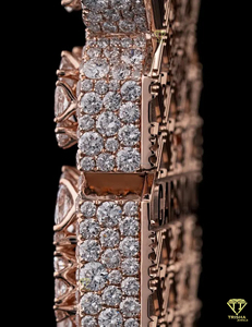 Colgante de Nombre Personalizado de Plata de Ley 925 con Incrustaciones de Diamantes Moissanite, Chapado en Oro Rosa, Cadena Hip Hop, Joyería Personalizada Brillante - Product Image 6