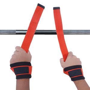 Sangles de levage universelles en coton gris camouflage pour la musculation, antidérapantes, pour un soutien optimal des mains lors des soulevés de terre et des rameurs. - Product Image 6