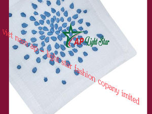 Serviettes de cocktail brodées de produits chauds frais du Vietnam pour les fêtes - Product Image 6