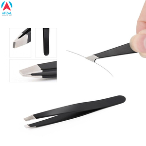 Ensemble de pinces à cils de beauté en acier inoxydable avec logo personnalisé et pointe pointue Boîte à outils OEM en or étiquette privée Extension de volume - Product Image 3