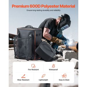 33L Welding <b>Backpack</b> with Insulated Helmet <b>Bag</b> 600D Polyester Extreme Gear Pack for <b>Tools</b> Equipment <b>Bag</b> - Product Image 4
