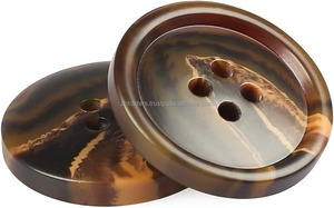 Última moda diseño personalizado 4 agujeros resina botón costura camisa botones para ropa - Product Image 4