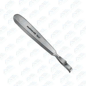 Elevador curvo 235 mm Romo Grande 25 mm Ancho No estéril Acero inoxidable Costal Cartílago Stripper Medic Instrument - Product Image 6