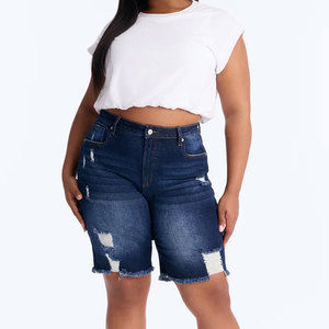 Ropa de Mujer, Jeans, Shorts de Mezclilla con Perlas, Shorts de Mezclilla de Moda para Verano, Pantalones Cortos de Mezclilla con Diamantes, Shorts Casuales de Mezclilla para Mujer - Product Image 4
